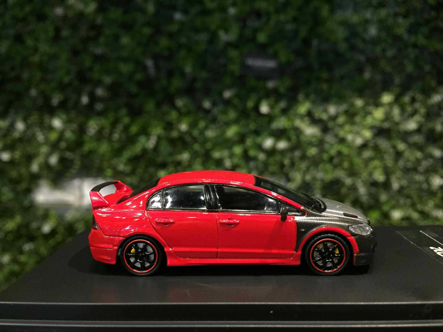 Champion 1:64 Honda Civic (FD2) Mugen RR Silver/Red – Diecast Car Model - Jaiman Toys
