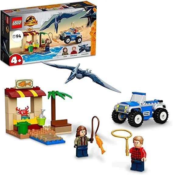 lego 76943 jurassik-world-dominion-pteranodon-chase--dinosaur-building-toy-set-94-pieces - Jaiman Toys