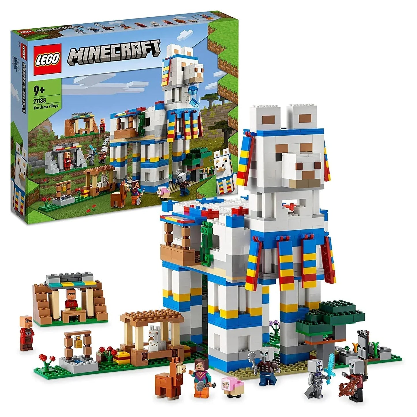 LEGO Minecraft The Llama Village 21188 Building Kit (1,252 Pieces) - Jaiman Toys