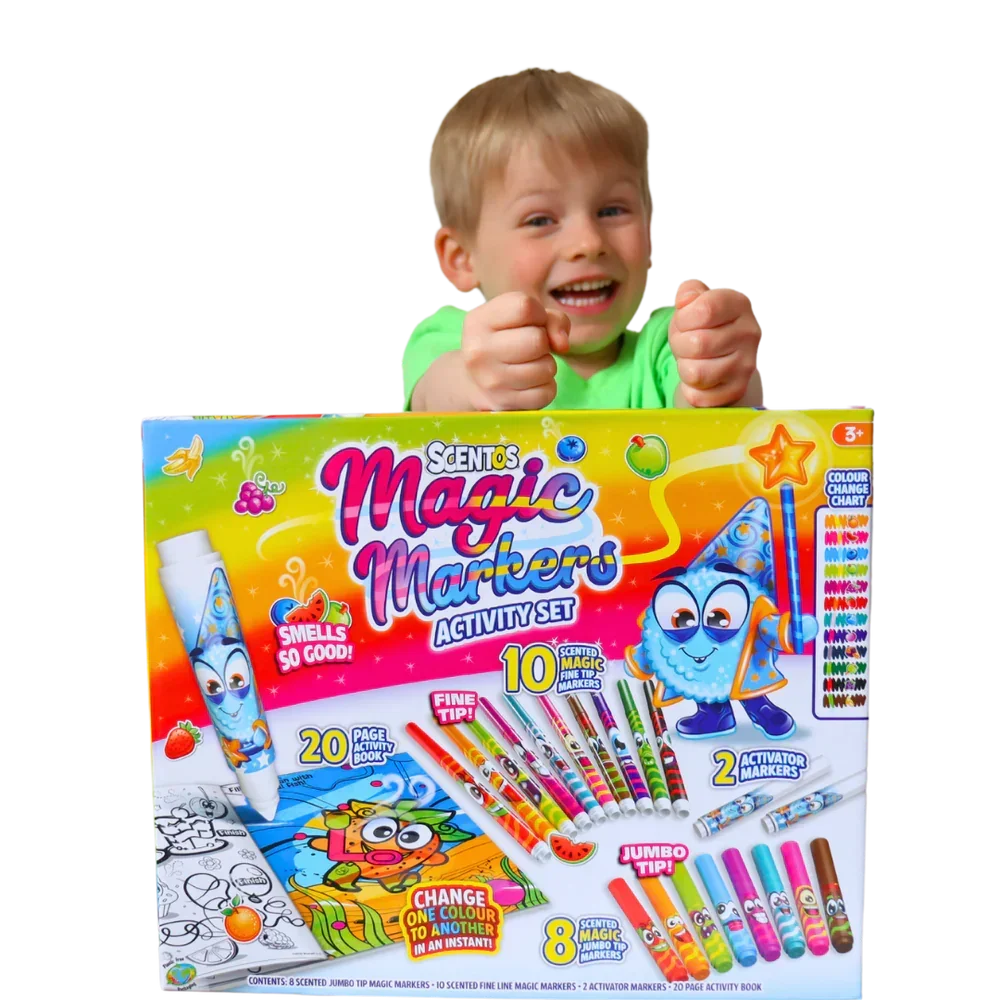 Scentos Magic Markers Activity Set - Jaiman Toys