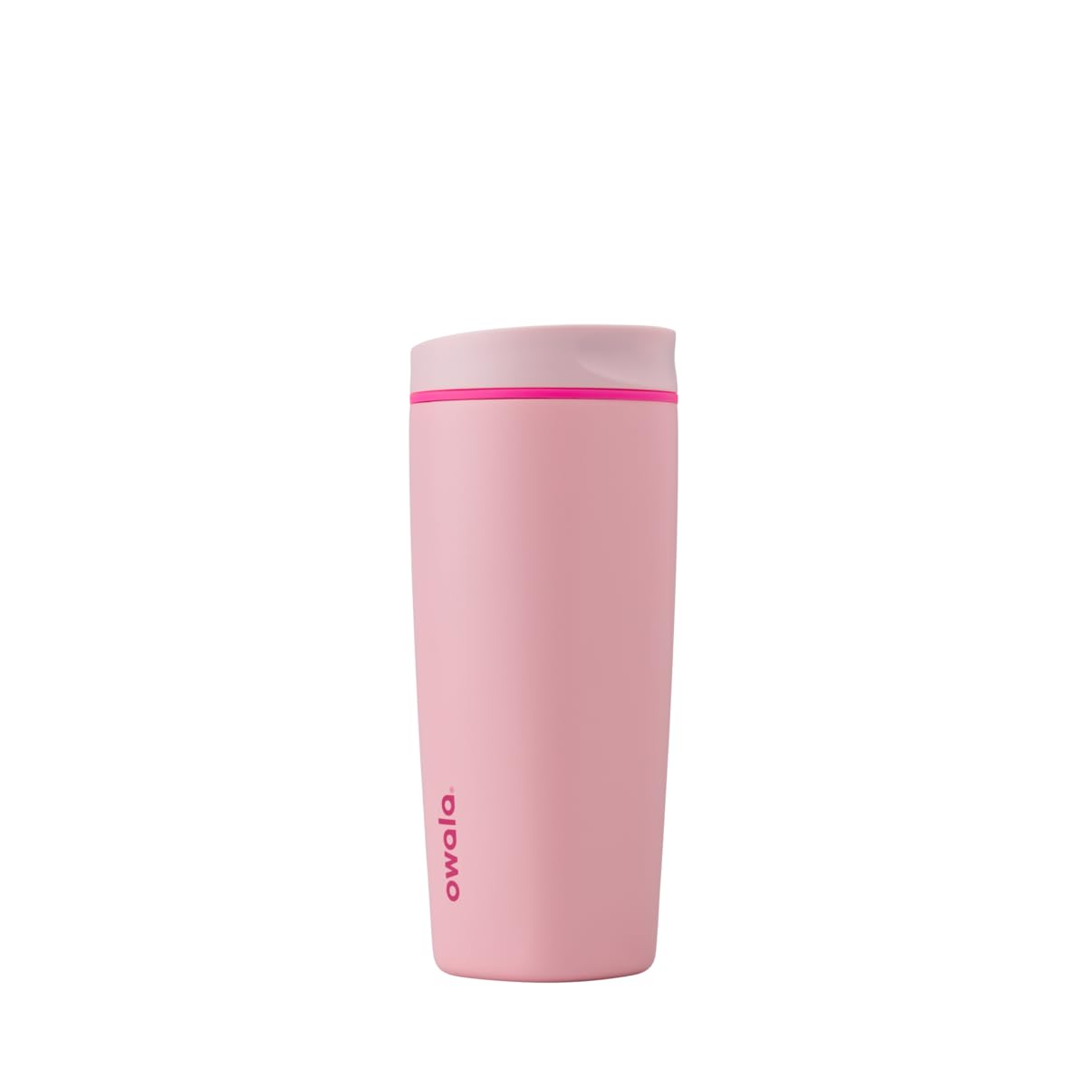 Owala SmoothSip Slider 20oz (590ml) Insulated Stainless Steel Coffee Tumbler – Reusable Travel Mug for Hot & Iced Coffee