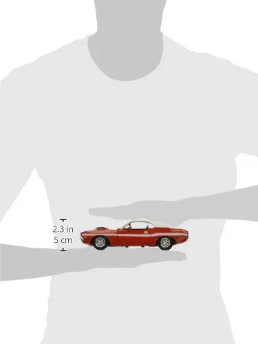 1970 Dodge Challenger R/T, Red Maisto 31263 1/24 Scale Diecast Model Toy Car - Jaiman Toys