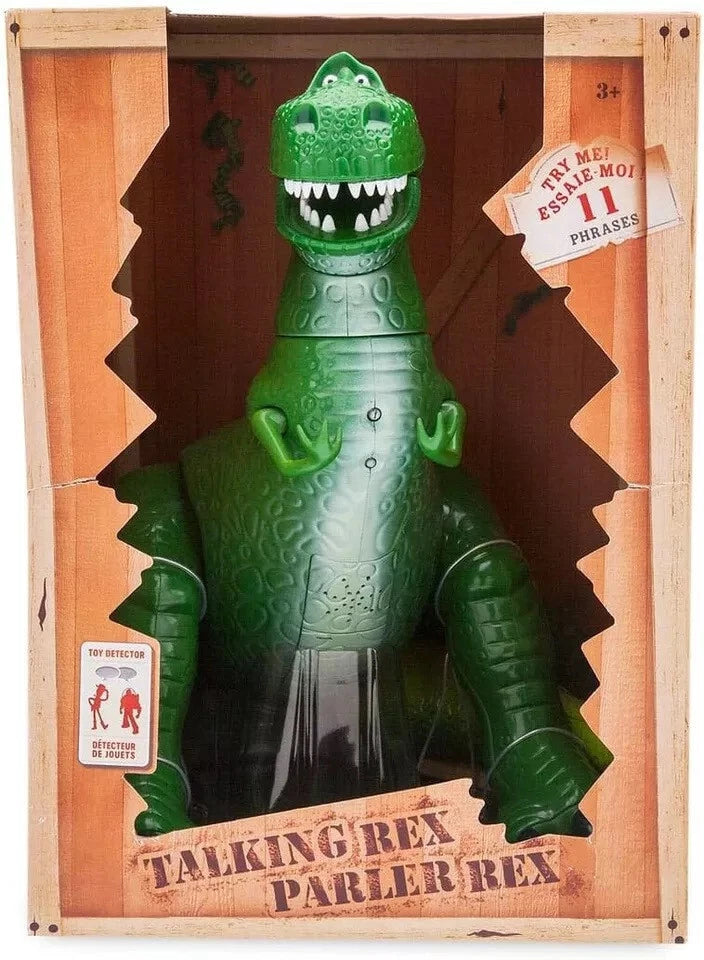 Disney Pixar Toy Story Talking Rex Interactive Dinosaur Figure with 11 Phrases & Sound Effects