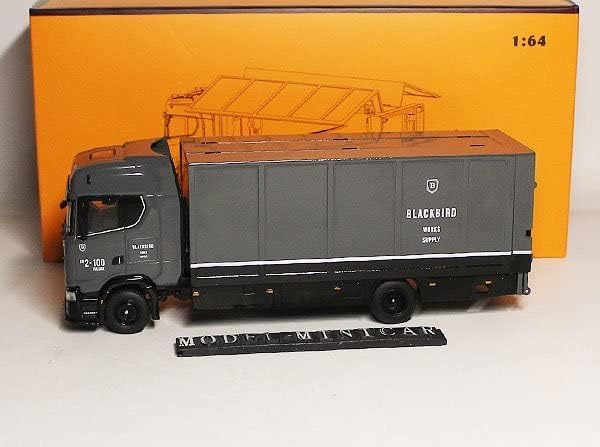 GCD 1:64 Black Bird Scania S730 Transport Truck Diecast Model | All Metal Car Carrier Vehicle Collectible