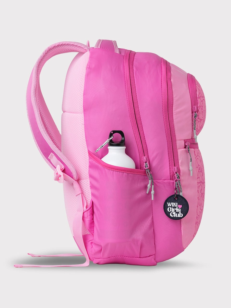 Pink School Backpack 18 Inch | Stylish Kids & Teens Travel Bag with Multiple Compartments