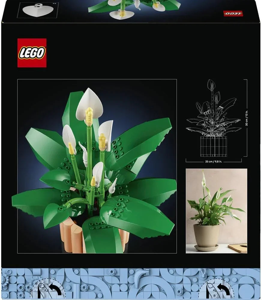 LEGO Botanicals 11504 Peace Lily - Artificial Potted Plants Set for Adults - incl. Faux White Flowers & Buds for Living Room or Bedroom Decor - DIY Gift Idea for Women - Valentine's Day Treat