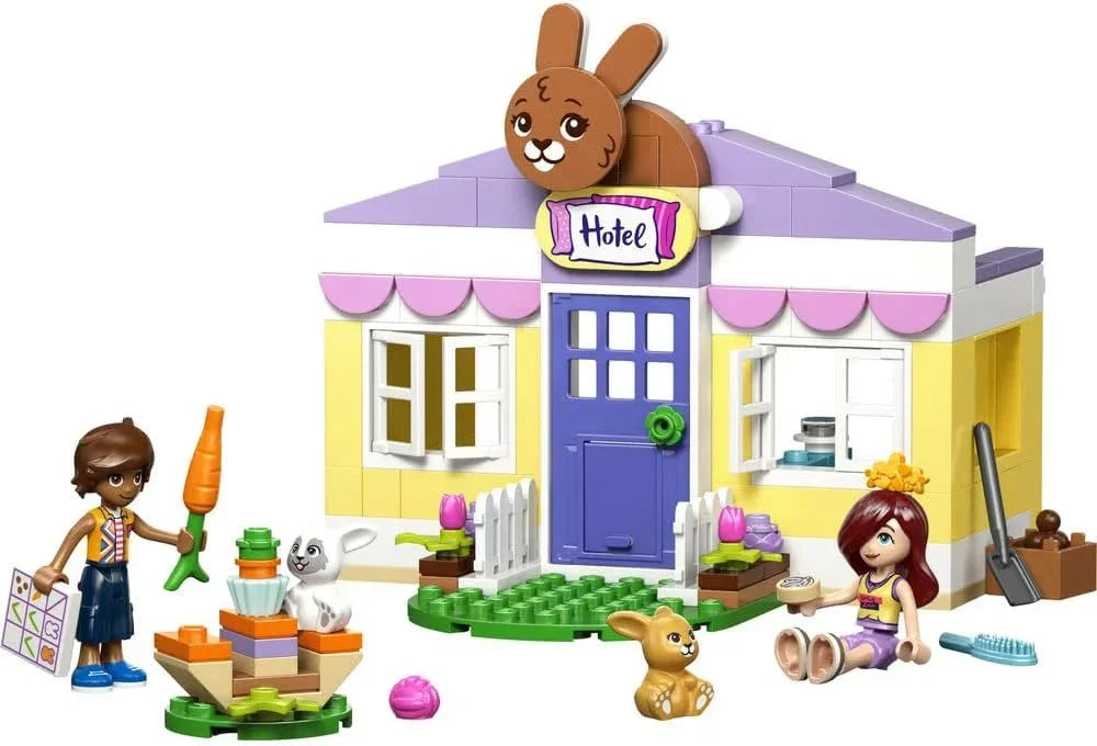 LEGO Friends 42679 Heartlake City Bunny Hotel - House Toy w/ 2 Mini Dolls, 2 Animal Figures & Pet Care Accessories - Birthday Gift Idea for 5+ Year Old Girls