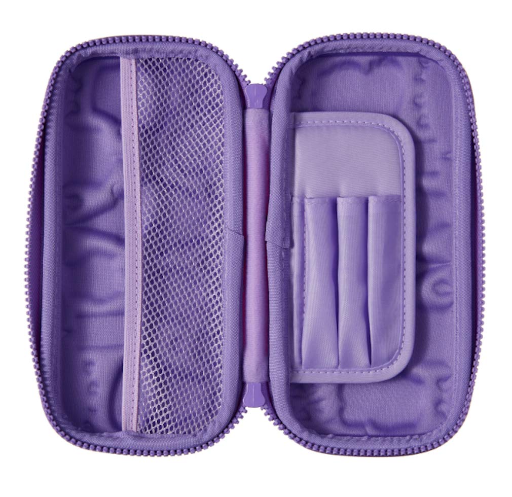 Smiggle Unicorn & Cupcake Hardtop Pencil Case – Kids Stationery Organizer