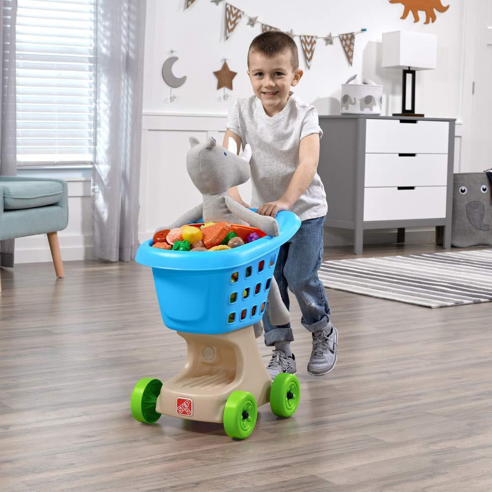 Step2 Little Helper’s Shopping Cart – Blue Plastic Toy for Toddlers 2+ - Jaiman Toys