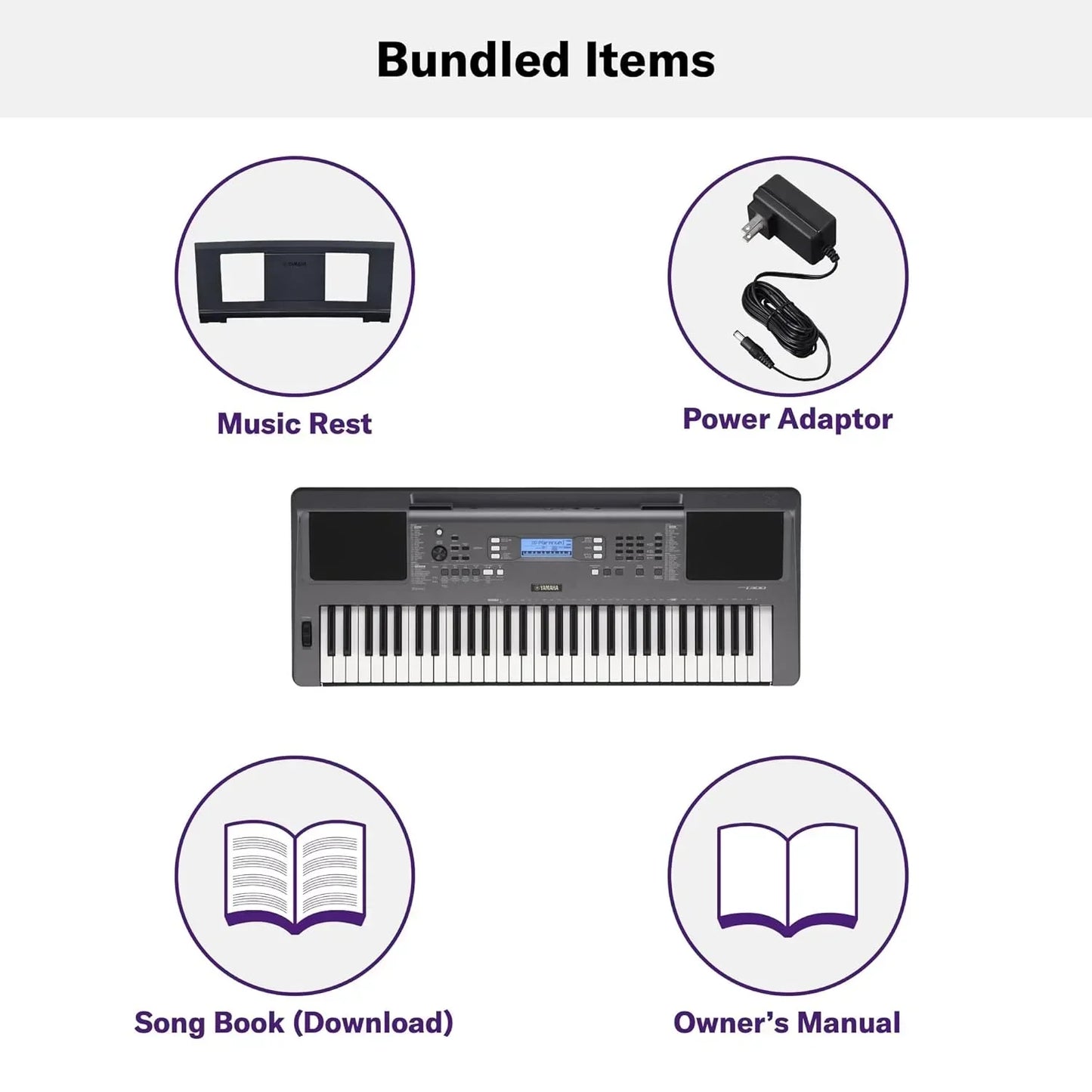Yamaha PSR-I300 61-Keys Portable Keyboard - Jaiman Toys