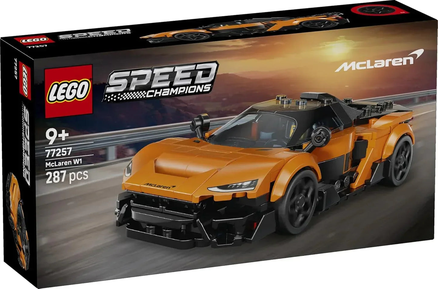LEGO 77257 Speed Champions McLaren W1 - The Real Supercar with 1 Minifigure - Race Car