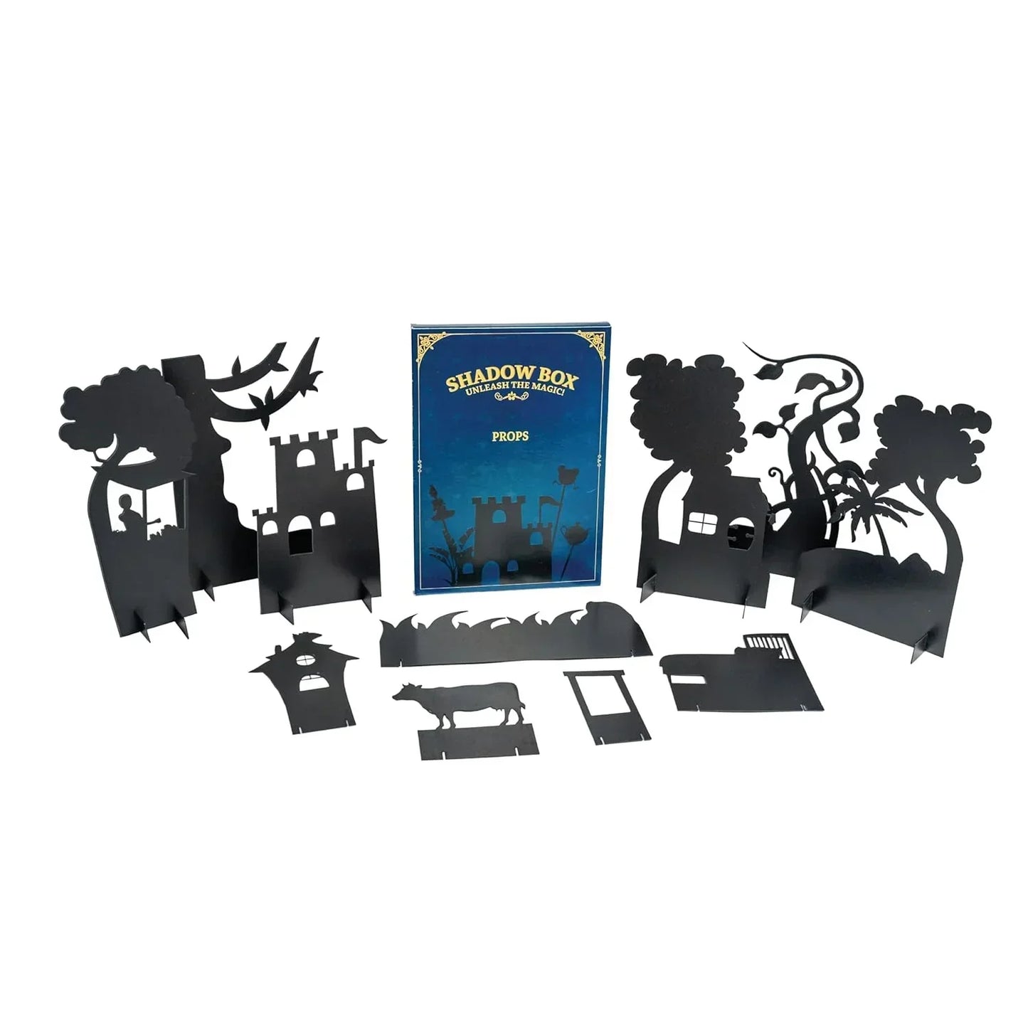 iO Tales Magical Shadow Puppetry Theater – 6 Fairy Tales, 30+ Puppets, Narration & Music (Ages 3–8) - Jaiman Toys