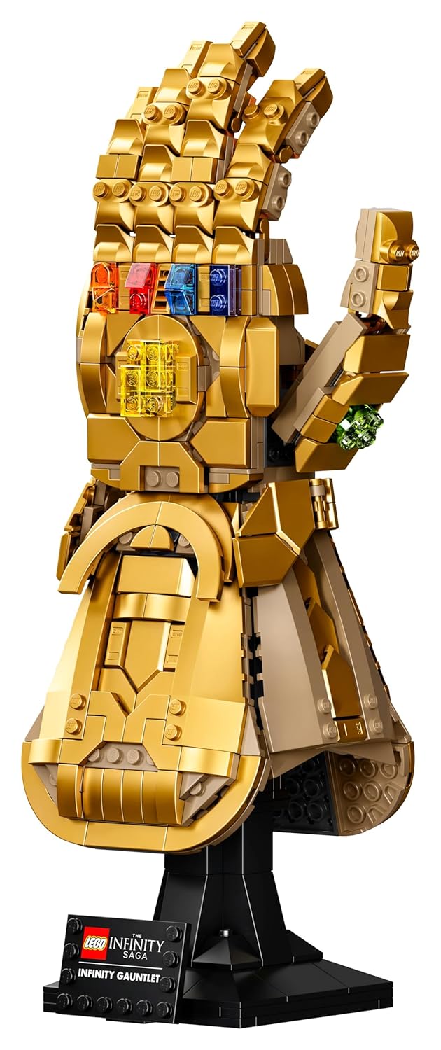 LEGO 76191 Marvel Infinity Gauntlet Building Set for Adults – Thanos Infinity Stones Collectible Display Model (590 Pieces)