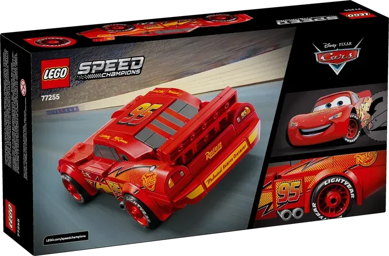 LEGO® 77255 Speed Champions Lightning McQueen | Buildable Disney Pixar Cars Racing Car | Ages 9+
