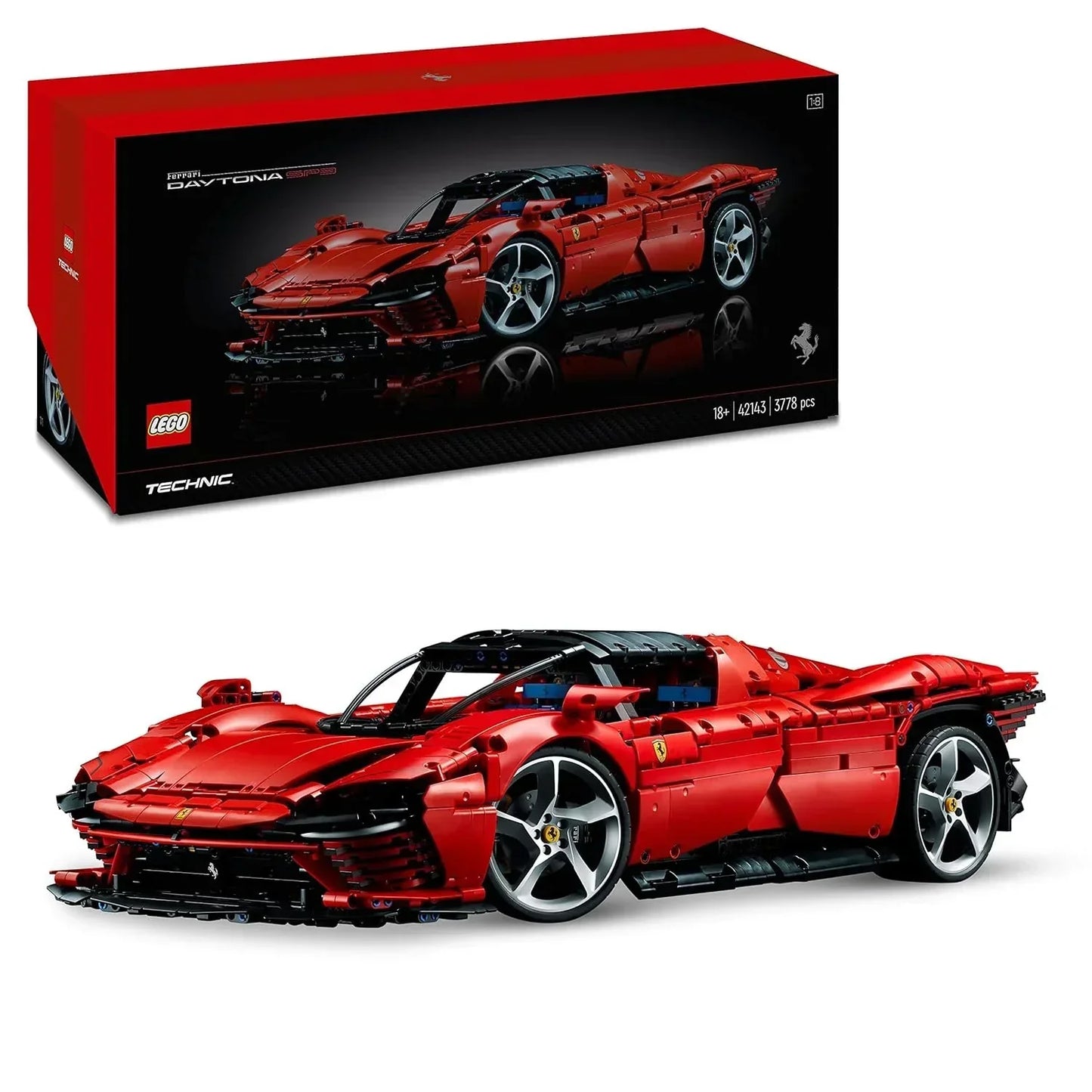 LEGO Technic Ferrari Daytona SP3 42143 Building Kit (3,778 Pieces) - Jaiman Toys