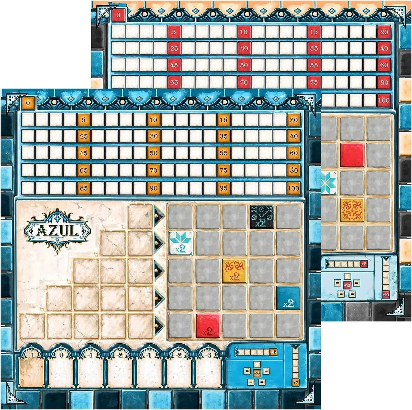 Azul: Crystal Mosaic Expansion Board Game | Overlay Boards & New Challenges for Azul Strategy Game | Next Move Games - Jaiman Toys