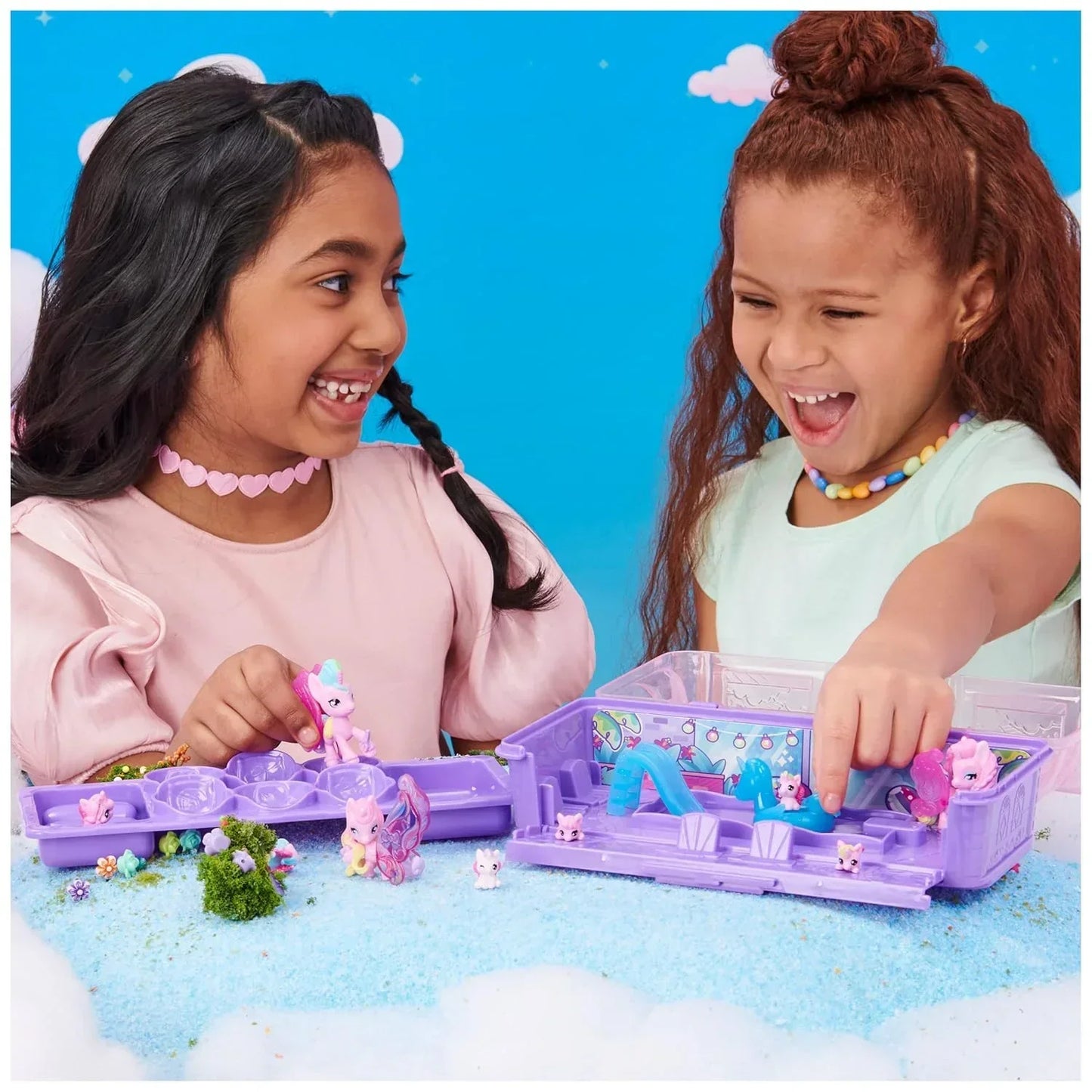Hatchimals CollEGGtibles, Cat Family Carton with Surprise Playset, 10 Characters and 2 Accessories, Kids Toys for Girls Ages 5 and up - Jaiman Toys