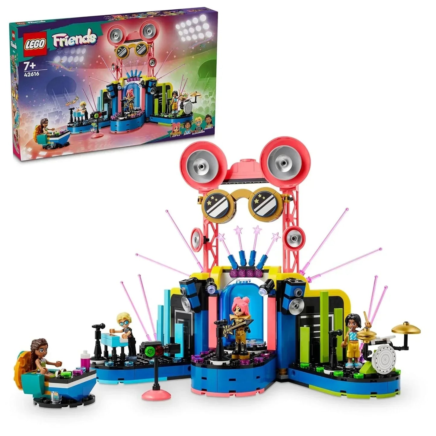 LEGO Friends Heartlake City Music Talent Show Toy 42616 (669 Pieces) - Jaiman Toys