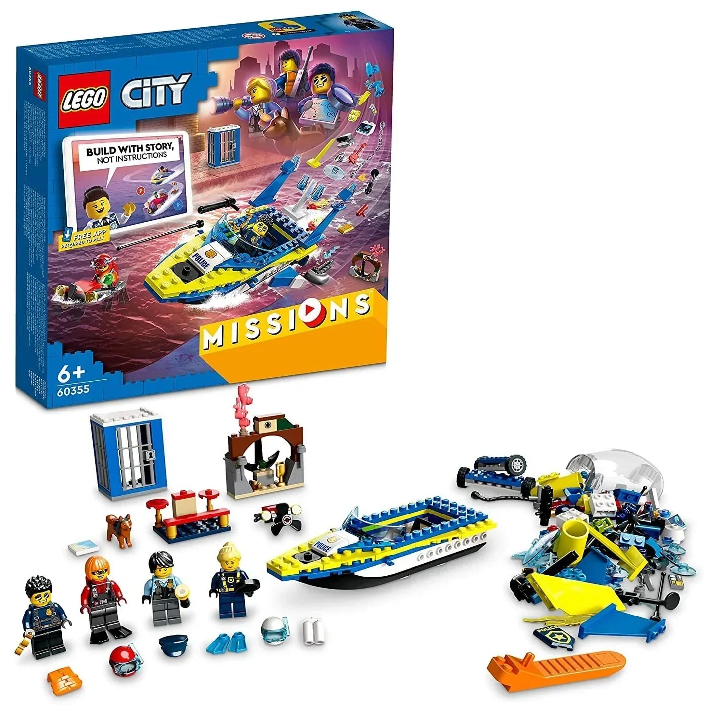Lego 60355 City Water Police Detective Missions (278 Pieces) - Jaiman Toys