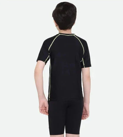 Speedo Boom Slim-Fit Short Sleeve Sun Top – UPF 40+ Chlorine Resistant - Jaiman Toys