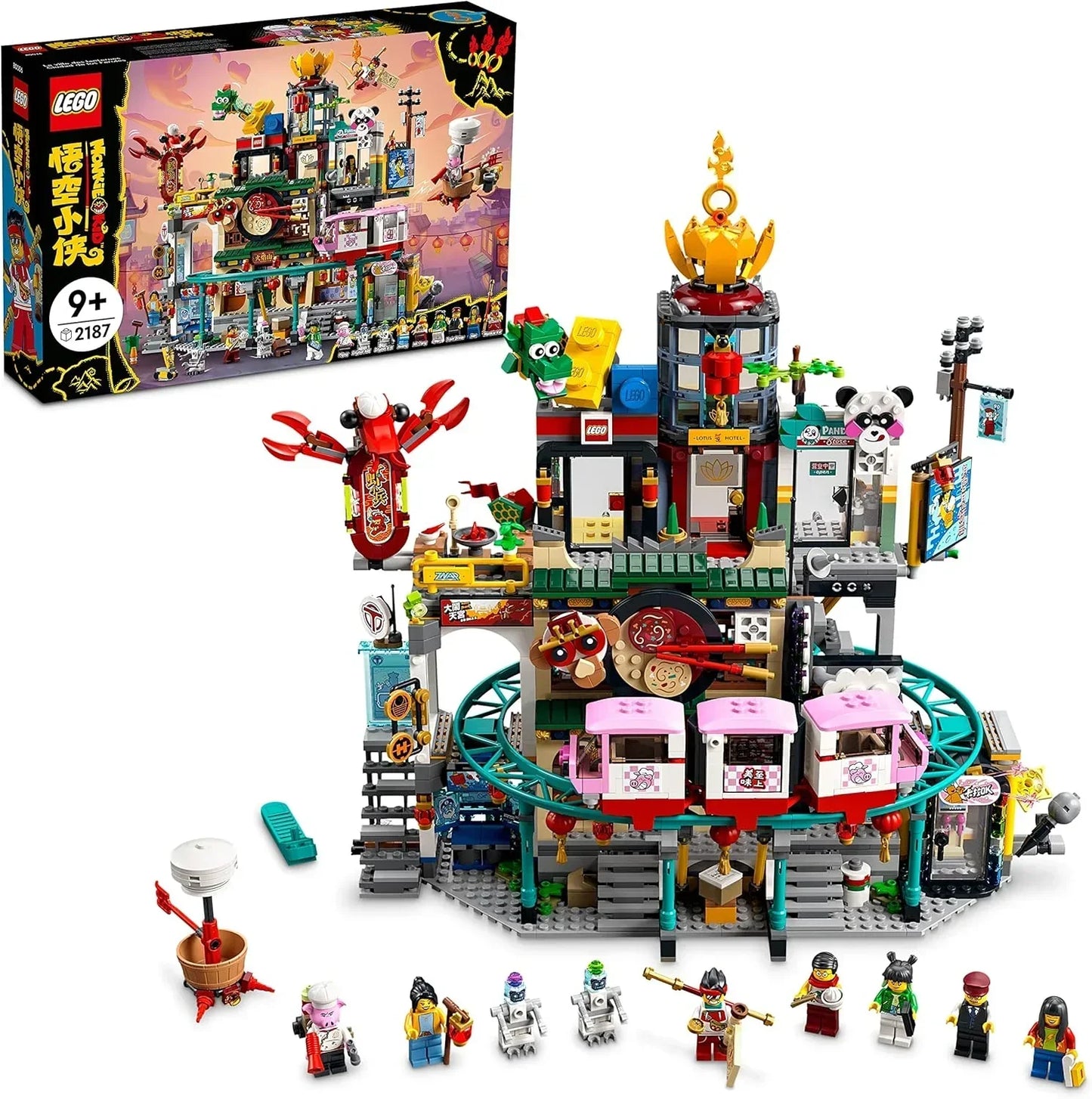 Lego 80036 Monkie Kid City of Lanterns Building Set (2187 Pieces) - Jaiman Toys