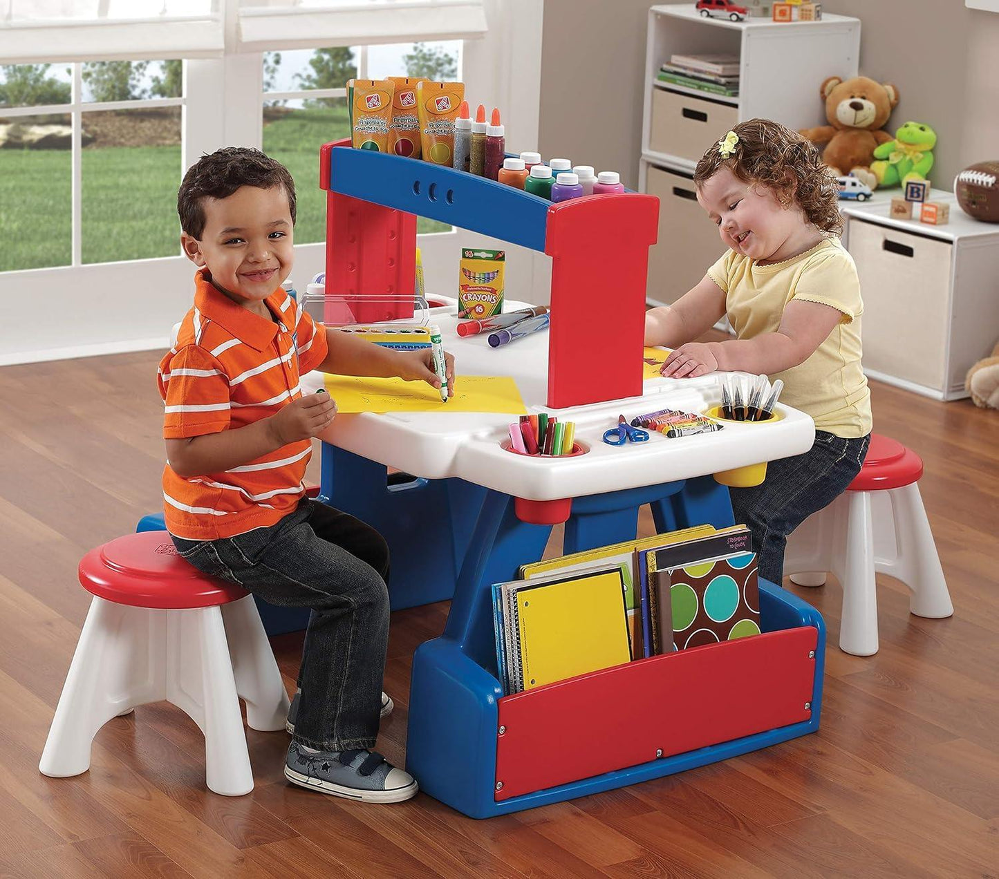 Step2 Creative Projects Table – Art & Craft Activity Station for Kids - Jaiman Toys