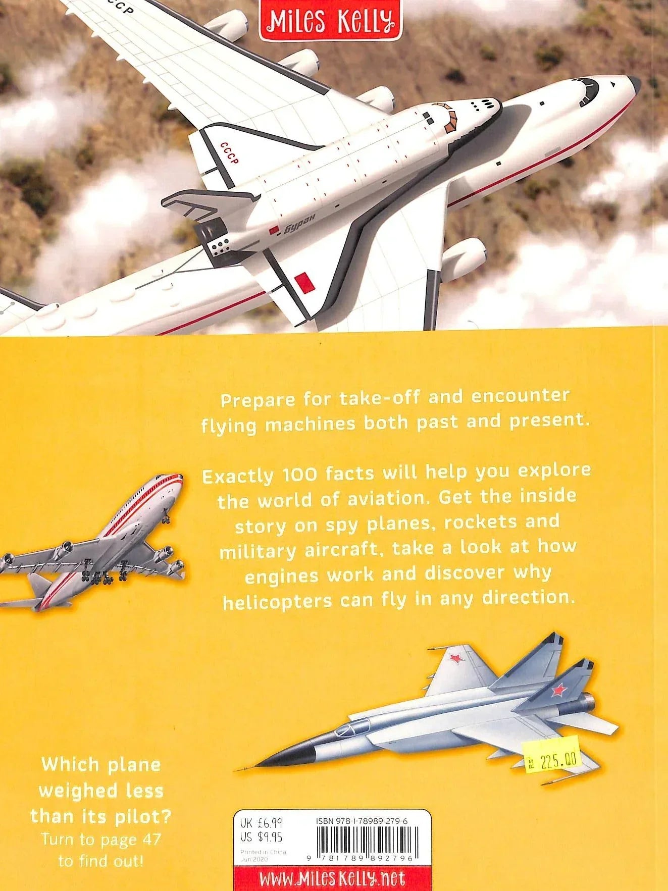 100 Facts Flight Book by Sue Becklake - Jaiman Toys