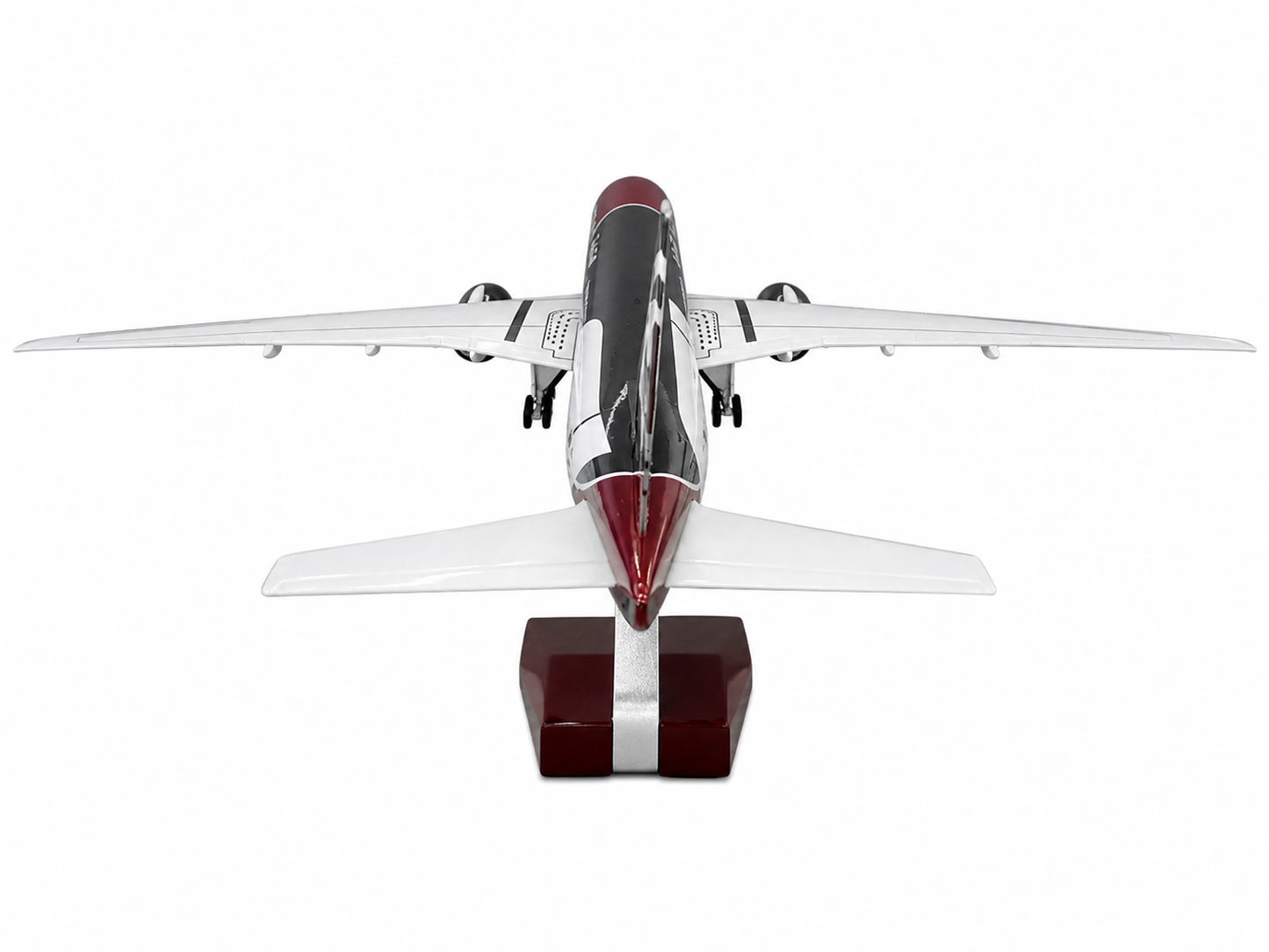 Qatar Airways Boeing 777 1:160 Scale Diecast Aircraft Display Model with LED Light | Premium Collectible Airplane Replica with Display Stand