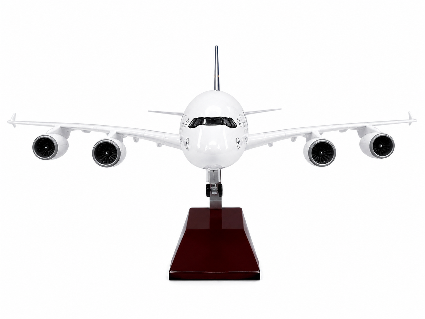 Lufthansa Airbus A380 1:160 Scale Diecast Aeroplane Display Model with LED Light | Premium Aircraft Replica with Display Stand