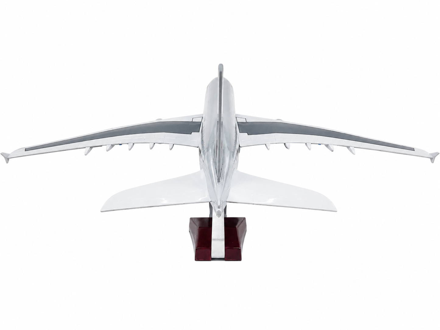 Qatar Airbus A380 1:160 Scale Diecast Aeroplane Display Model with LED Light | Premium Aircraft Replica with Display Stand