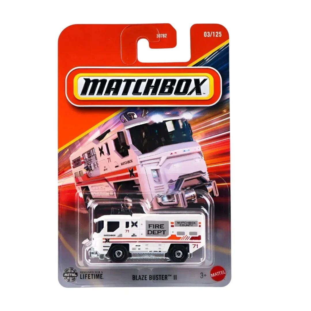 Matchbox Blaze Buster II Mainline 1:64 Scale Die-Cast Model-JBP56 - Jaiman Toys
