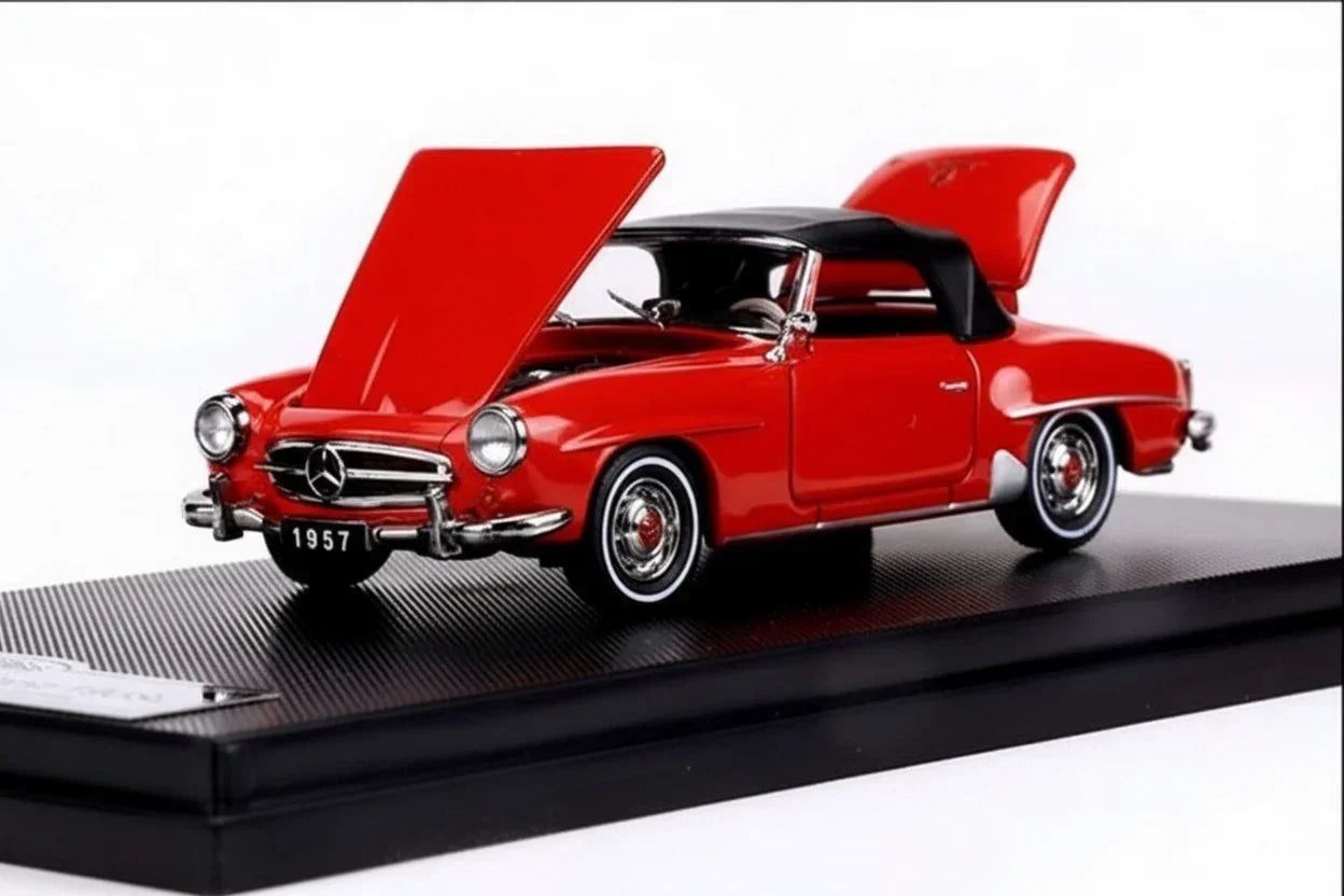 GFCC 1:64 1957 Mercedes-Benz 190SL Red Diecast Model Car