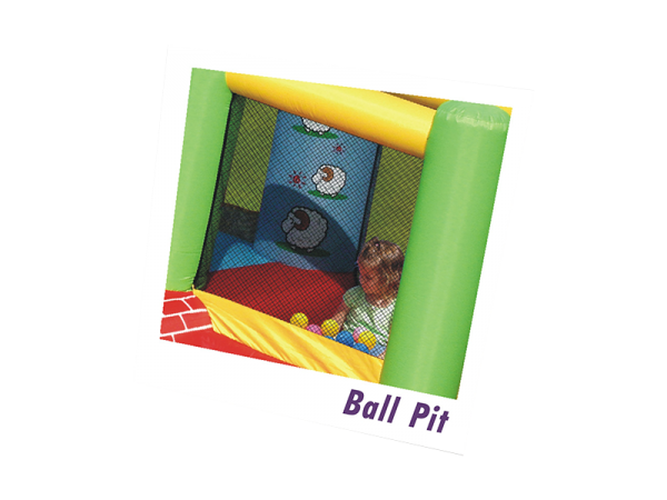 Indoor Inflatable Castle Bounce House with Slide | 840D Oxford Fabric Kids Jumping Castle | Home Use Bouncy House | Ages 3+