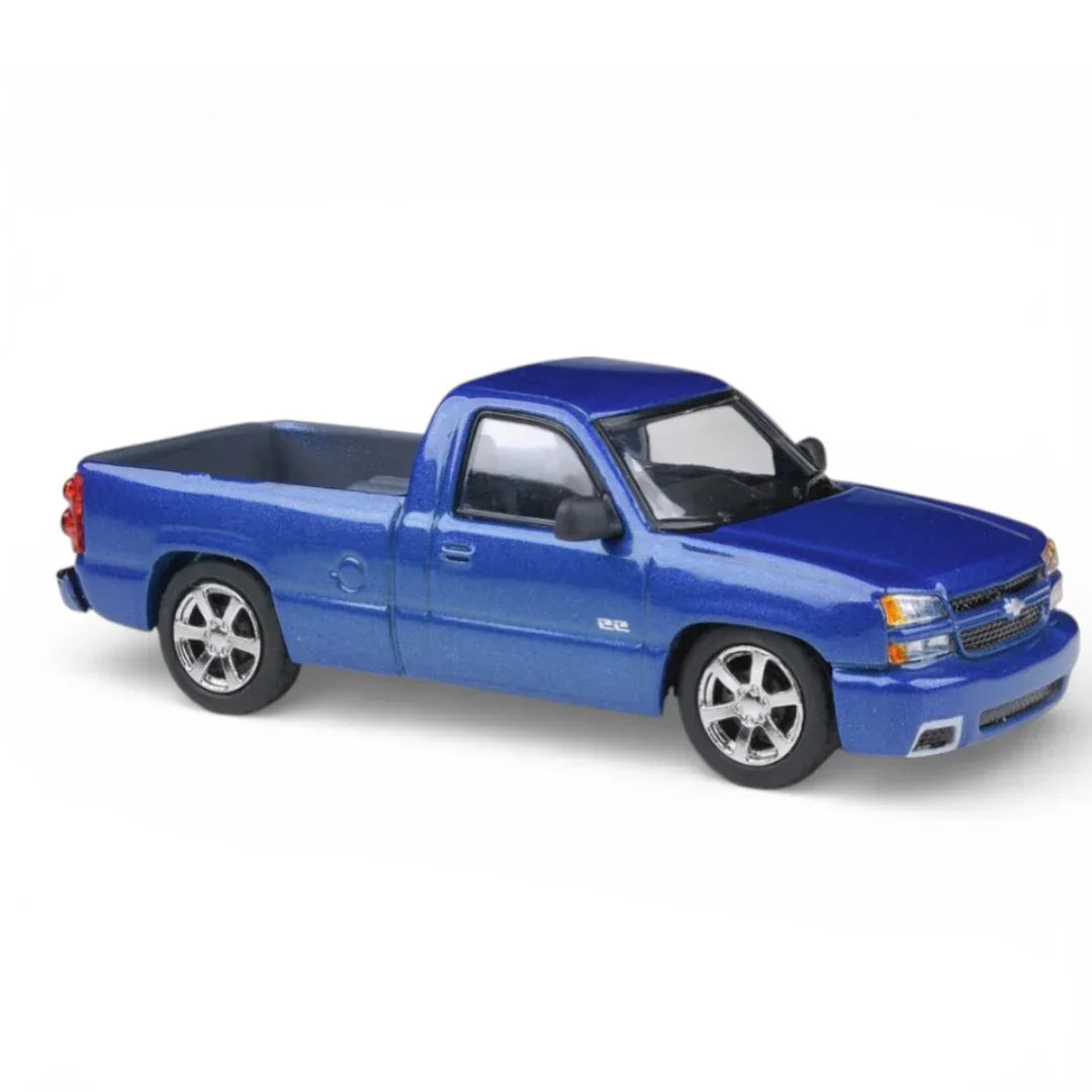 PARA64 1:64 2006 Chevrolet Silverado Single Cab Ming Blue – 2025 Special Projects 05 Diecast Model