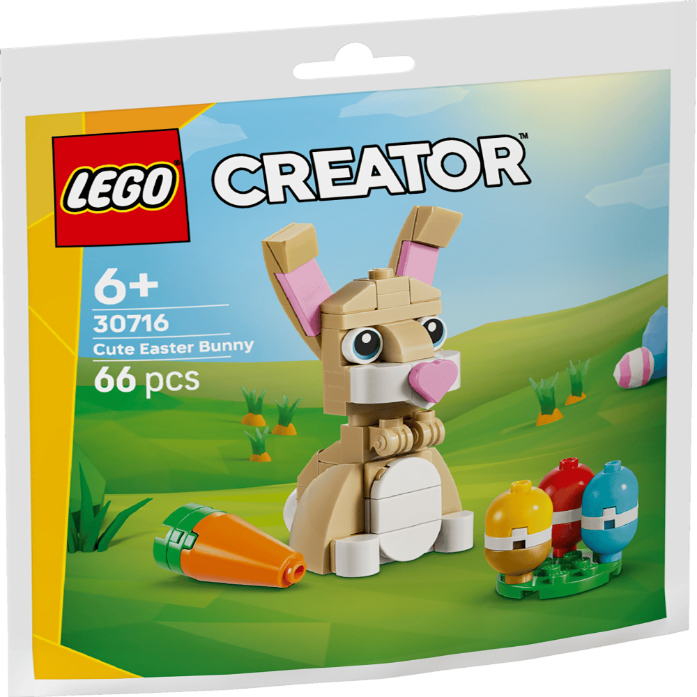 LEGO 30716 Creator Cute Easter Bunny Building Set – 66 Pieces Animal Toy