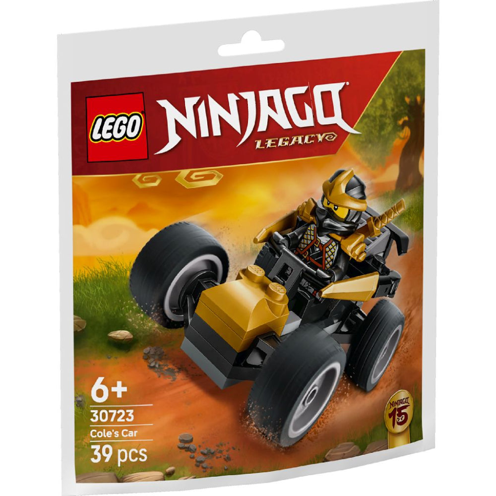 LEGO 30723 Ninjago Legacy Cole’s Car Building Set – 39 Pieces Ninja Vehicle Toy