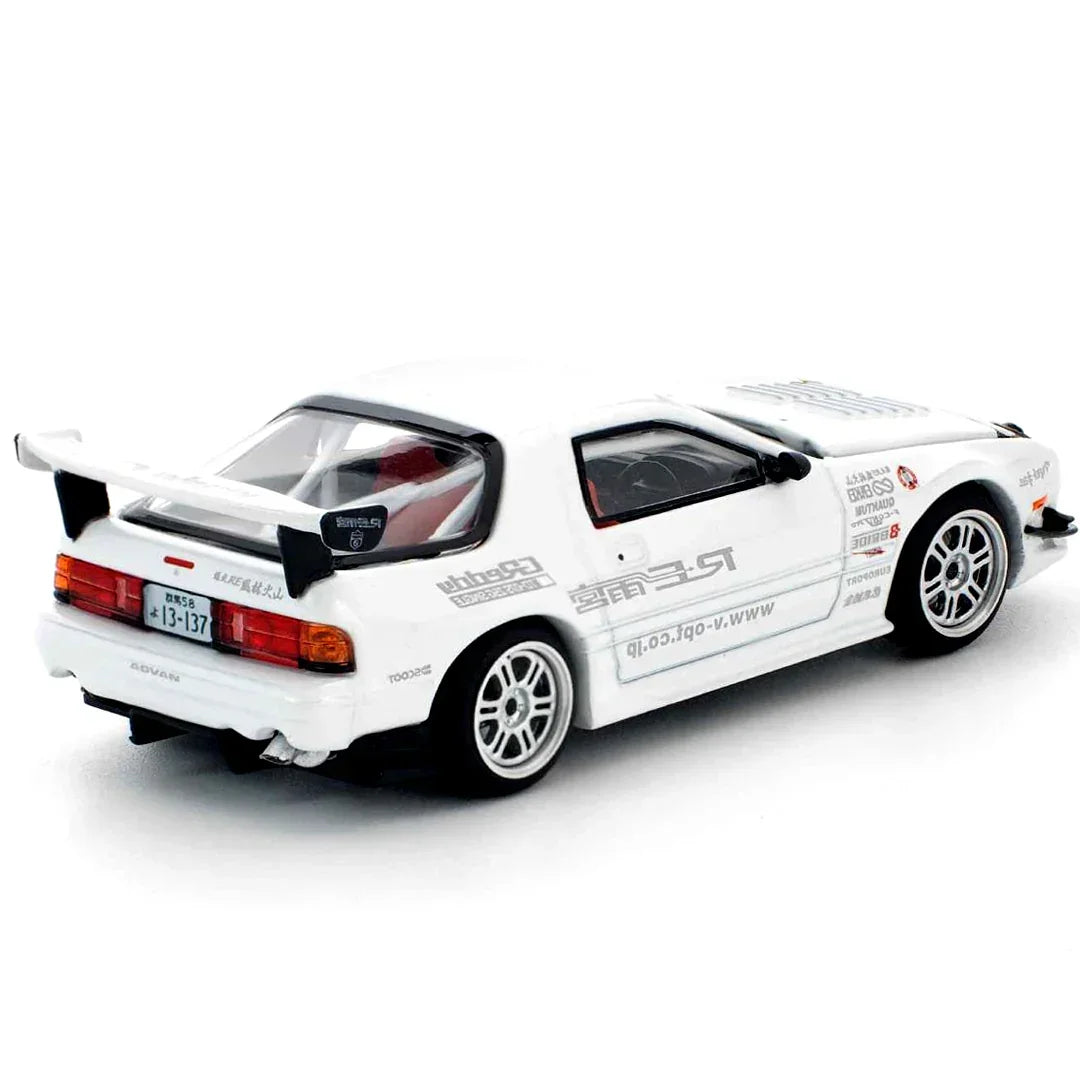 POP RACE PR64-260 Mazda RX-7 FC3S RE-Amemiya 1:64 Scale Diecast Model Car – Racing Edition