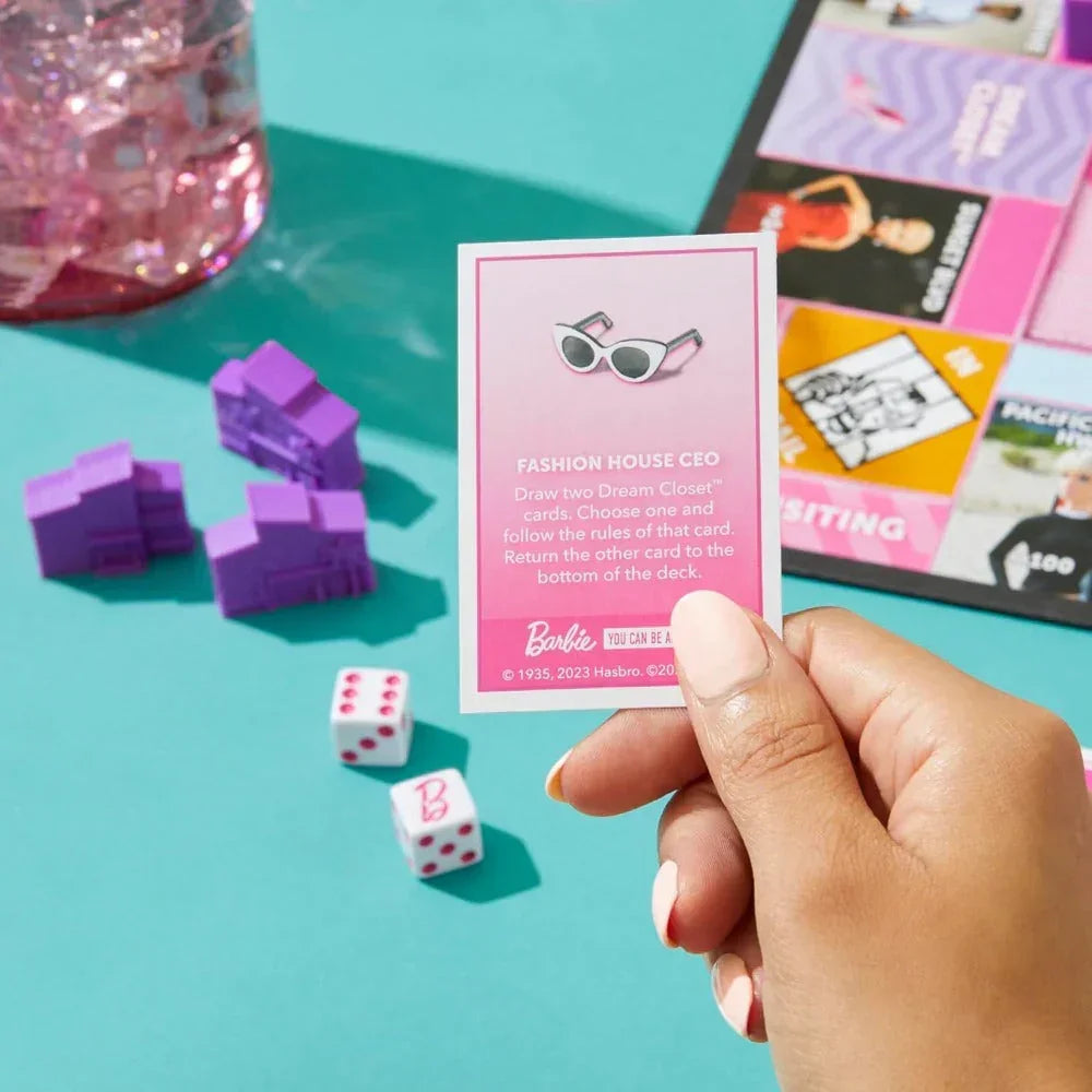 Monopoly: Barbie Edition Board Game - Jaiman Toys