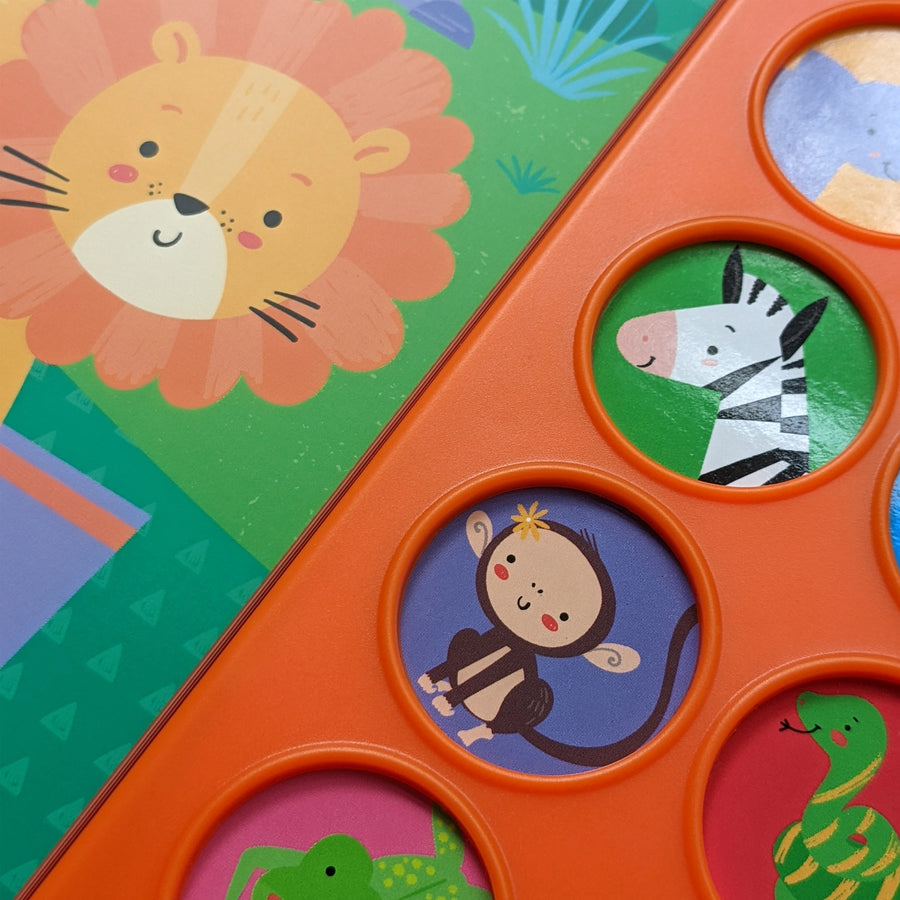 North Parade Let’s Roar! Interactive Animal Sound Book with 10 Real Animal Sounds for Toddlers & Kids