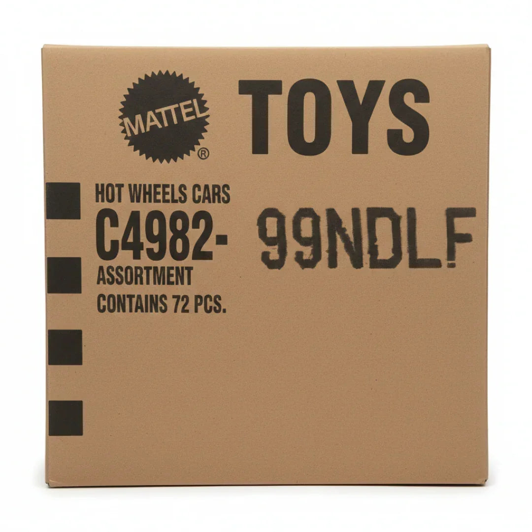 Hot Wheels C4982-99NDLF Assorted Diecast Cars Box (72 Pieces) – Original Mattel Master Carton Bulk Toy Cars