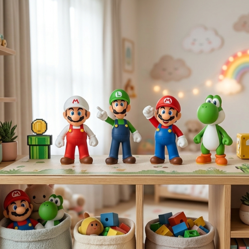Jakks Pacific World of Nintendo Mini Luigi Collectible Figure 2.5 Inch | Official Nintendo Action Figure for Kids & Collectors