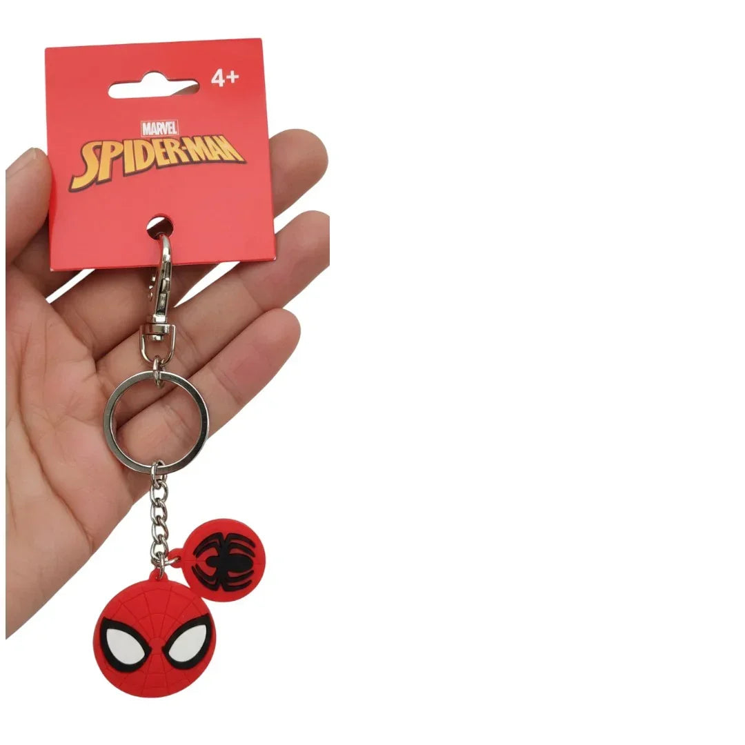 Marvel Spiderman PVC Keychain –For Keys & Bags Durable Marvel Superhero Accessory