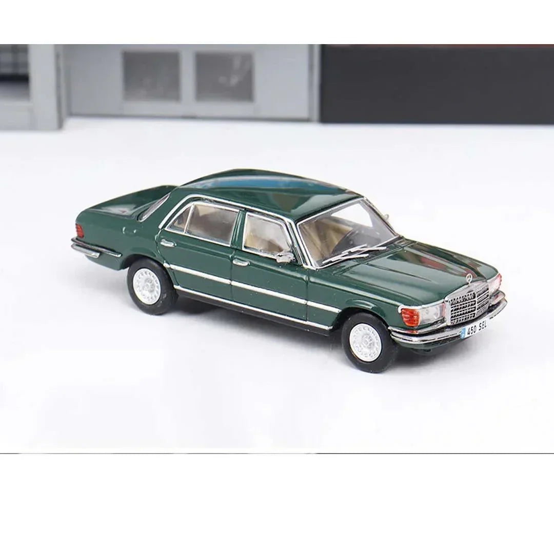 Maxwell 1:64 Gen.5 Mercedes Benz S-Class 450SEL W116 Model Diecast Alloy Car - Green - Jaiman Toys