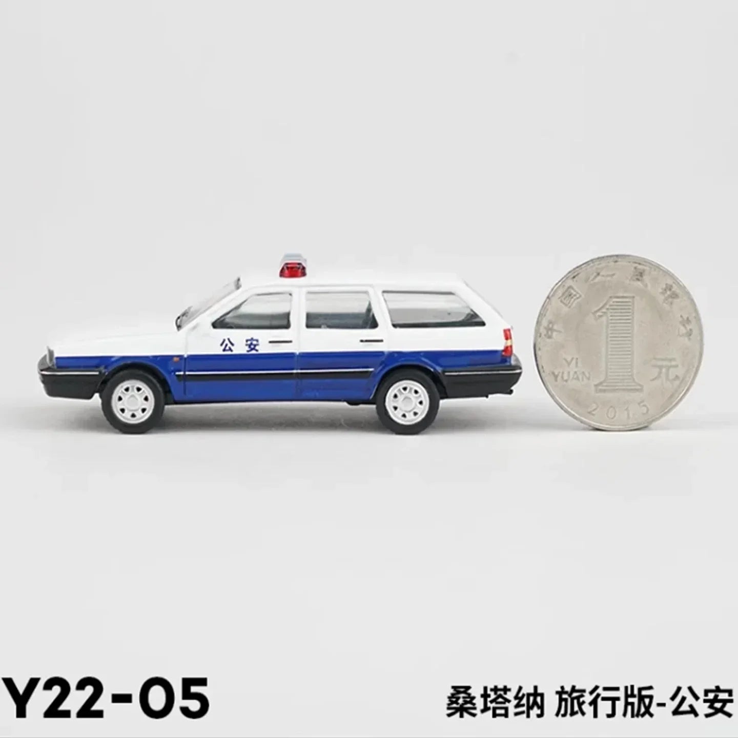 XCARTOYS 1:64 VW Santana Wagon Police Diecast | Chinese Police Livery | Y22-05