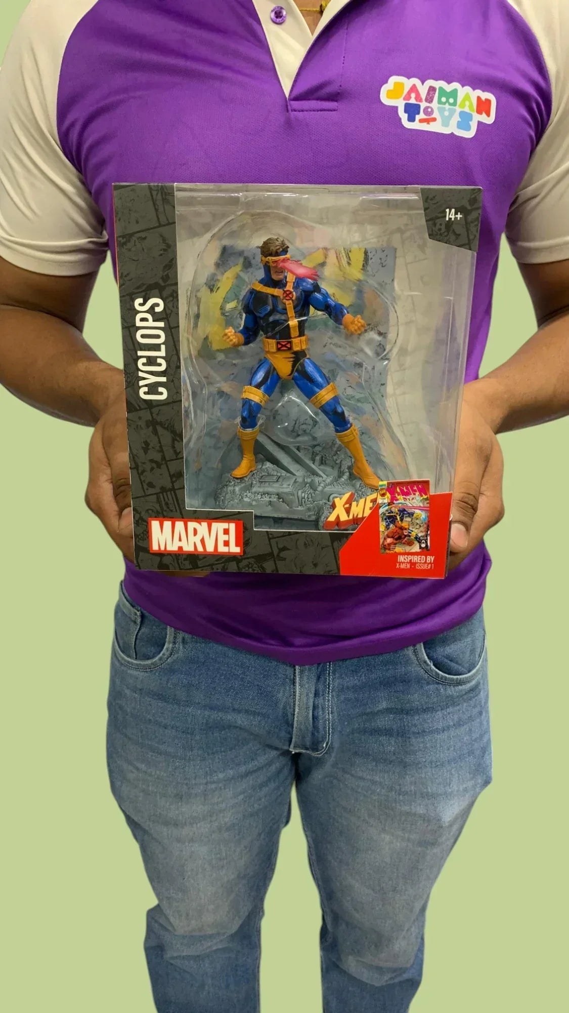 Marvel Collection β Cyclops (X-Men #1) Action Figure by McFarlane Toys - Jaiman Toys