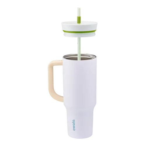 Owala FreeSip 40oz (1.18L) Insulated Tumbler with Handle & Straw | Stainless Steel Travel Mug