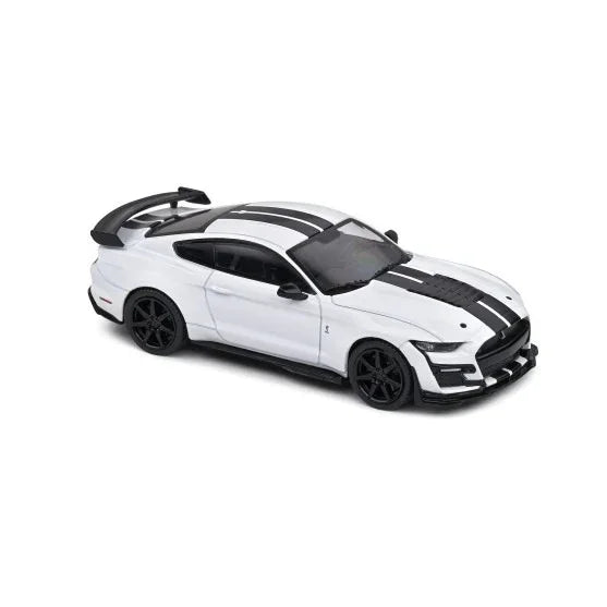 Solido 1:43 Scale Shelby Mustang GT500 Fast Track – White | Classic American Muscle Diecast Model - Jaiman Toys