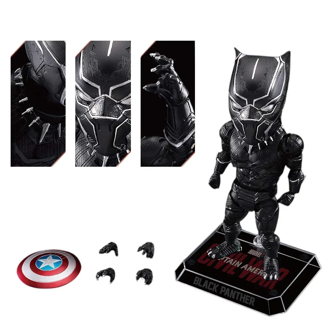 Black Panther Egg Attack Action EAA-033 Beast Kingdom Captain America: Civil War Action Figure - Jaiman Toys