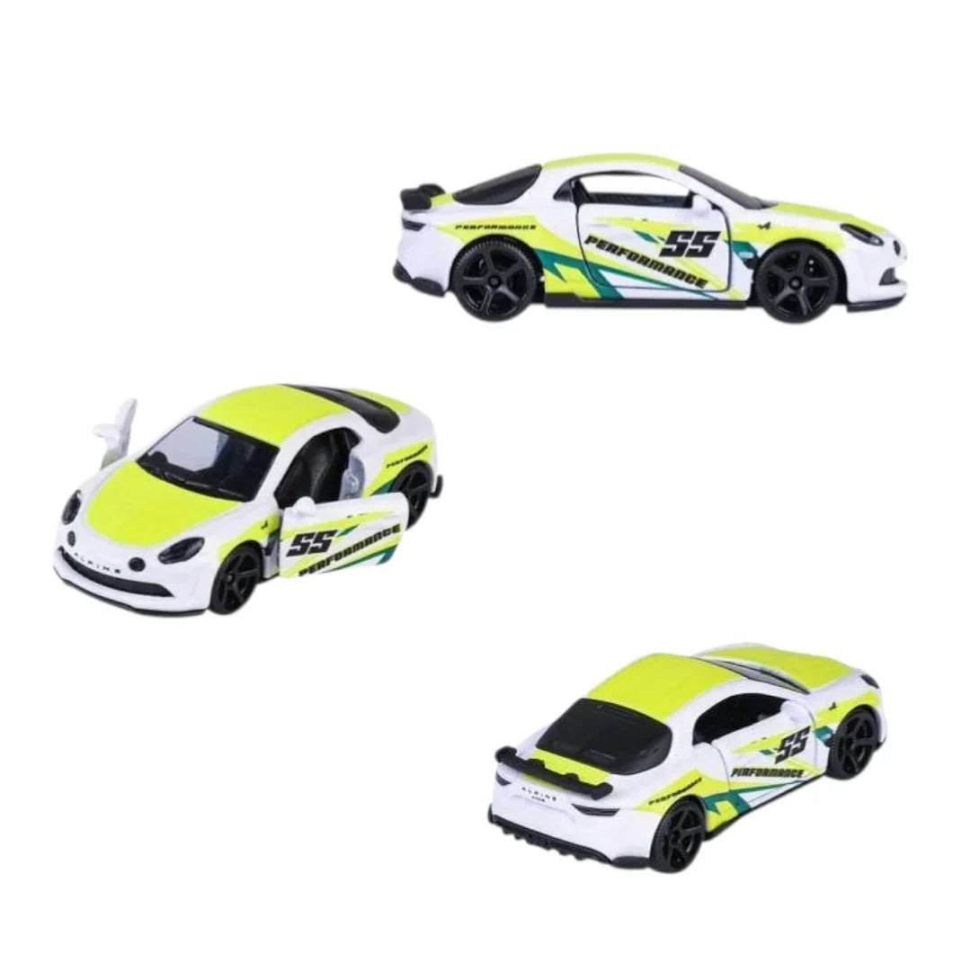 Majorette Alpine A110 R Racing 1:64 Scale Die-Cast Car | Metal Body Moving Parts Toy Car for Kids 3+