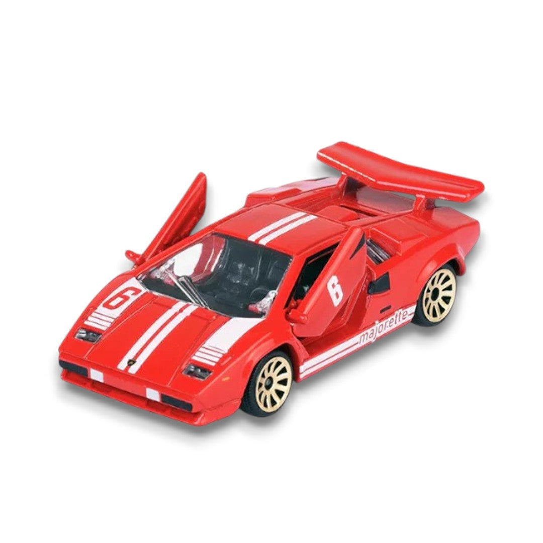 Majorette Lamborghini Countach LP400 1:64 Scale Racing Cars Die-Cast Supercar | Premium Collectible Model